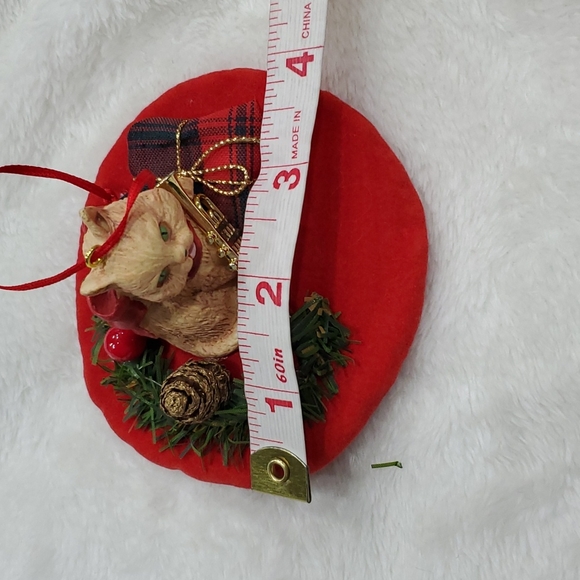 💥50% sale💥Vintage Cat with trumpet Christmas ornament #1091 - Picture 6 of 6